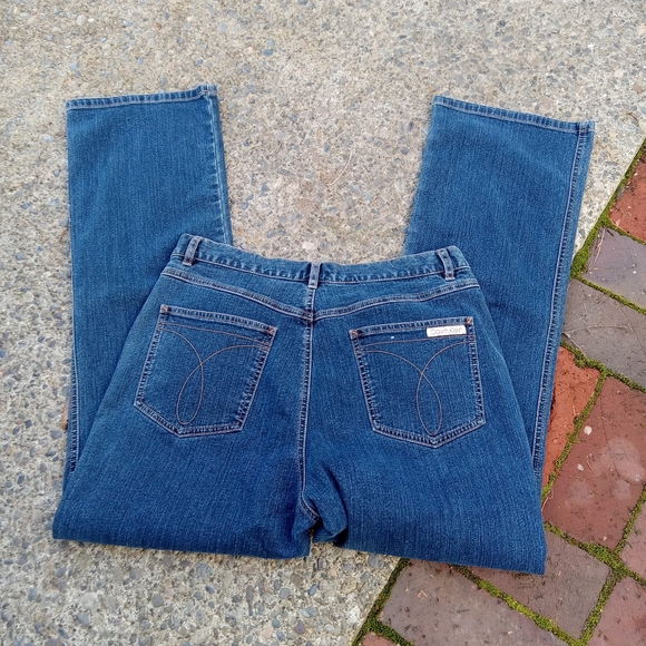 Straight leg Calvin Klien Denim Jeans size 12 - Picture 6 of 8